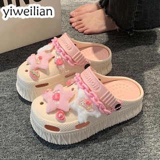 YIWEILIAN dép cross chống trơn trượt thời trang đi chơi cá tính dành cho nữ 41Z231009 FBT2392W6U