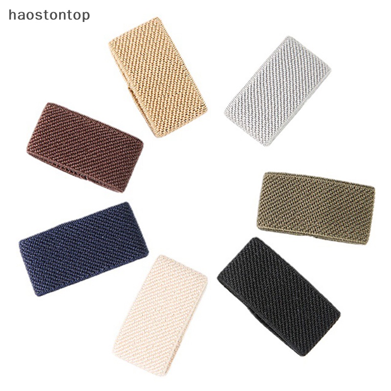 Haostontop Set 2 Dây Đai Co Giãn Đeo Ba Lô Có Vòng Nhẫn Sợi Chéo Cố Định Ngoài Trời