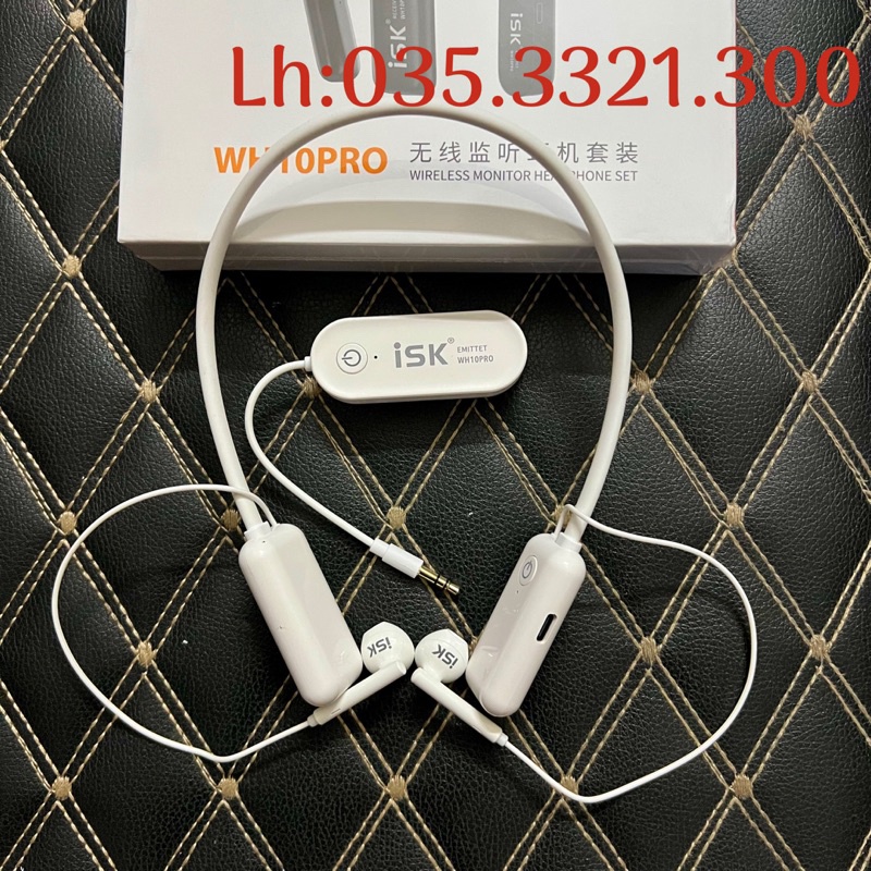 Bản Nâng Cấp Mới Nhất Tai Nghe Không Dây ISK WH10 PRO , Tai Chuyên Dành Cho idol livestream âm thanh cực hay BH 1 năm