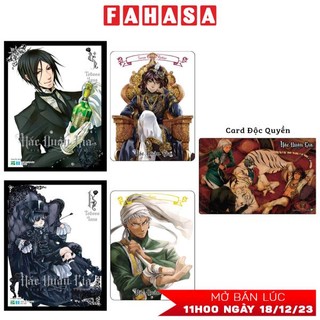 Sách bộ manga hắc quản gia - tập 5 + tập 6 - tặng kèm 2 black card + 1 card độc quyền