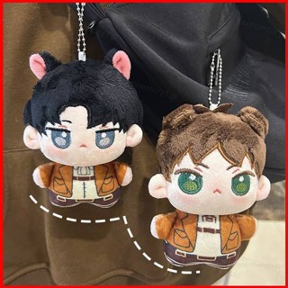 Thú Nhồi Bông Hình Búp Bê titan eren jaeger levi ackerman Treo Túi Xách Cho Bé Gái