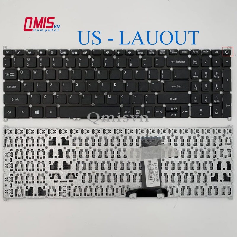 Bàn phím laptop Acer Aspire 7 A715-41, A715-41G, A715-42, A715-42G, A715-74, A715-74G, A715-75, A715-75G, S50-40