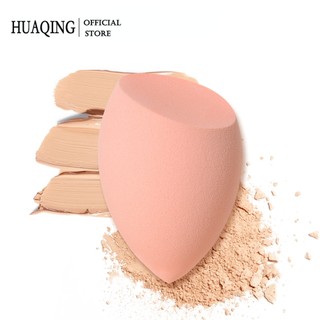 HUAQING Bộ 4 Mút Trang Điểm Hình oval Mềm Mại Chống Bụi Kèm Hộp Đựng