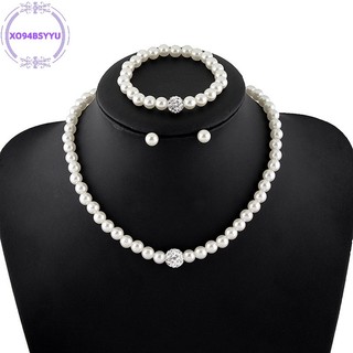 Bộ Trang Sức Ngọc Trai Thời Trang Vnn94Bsyyu xo94bsyyu