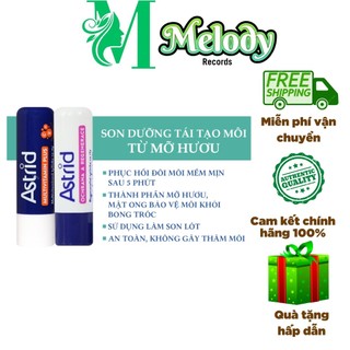 Son Dưỡng Môi Mỡ Hươu Astrid Multivitamin tẩy da chết, tái tạo môi mềm, dưỡng ẩm căng mọng
