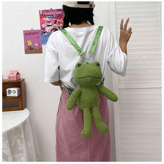 Ba Lô Hình Ếch Dễ Thương Cho Nữ