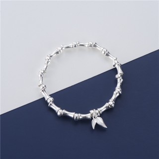 [Bạc S925] Charm bạc HTJEWELRY ống đốt tre PH152