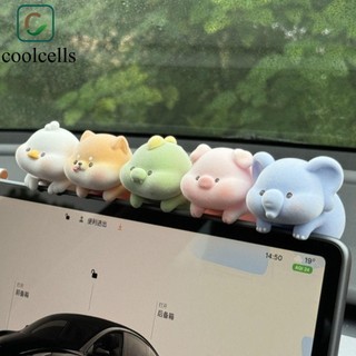  Coolcells Trang trí màn hình máy tính Đồ trang trí động vật màn hình chó gấu trúc đổ xô Trang trí bàn sáng tạo Trang trí máy tính voi Màn hình màn hình búp bê 