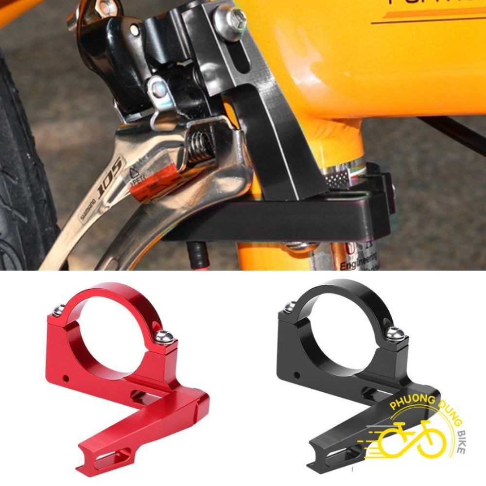 Miếng pas kẹp khung sườn gắn sang đề xe đạp 40mm