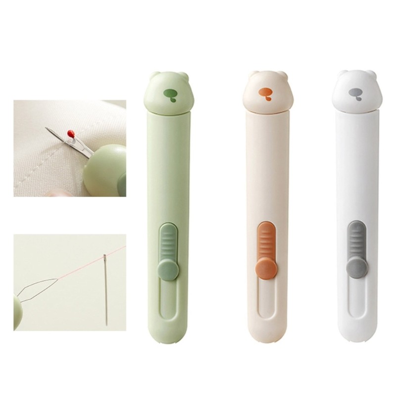 SA 3 trong 1 Seam Ripper và Thread Remover Needle Threader Needle Storage Case
