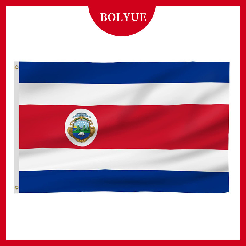 Cờ Costa Rica 90 * 150cm 3 * 5Feet Cờ Polyester