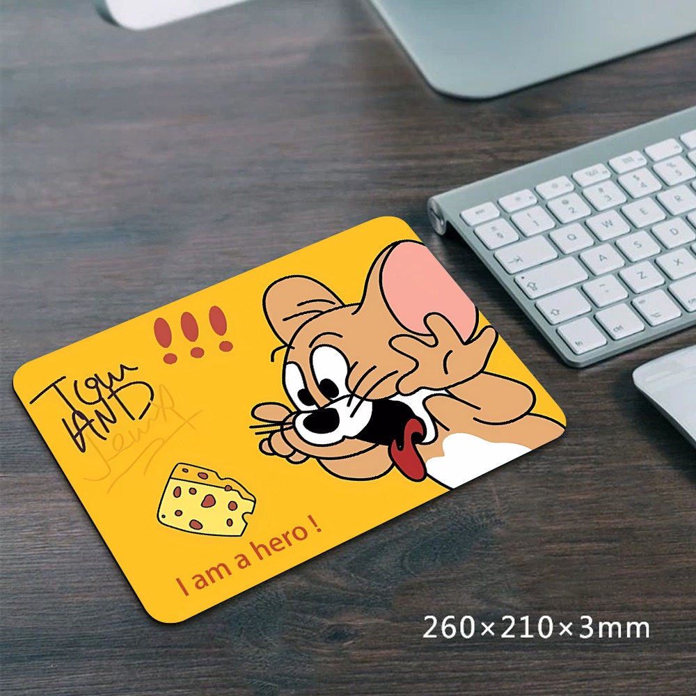 Cute cat mousepad gaming thick table mat game office computer pad 260x210x3cm YH1H