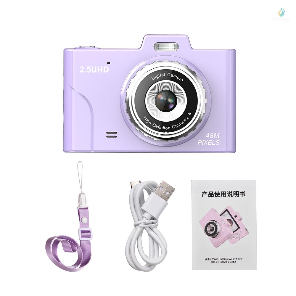 Camera 1080p Nhỏ Gọn 48mp 8X Hỗ Trợ Thẻ Nhớ tf 32gb tf Với Màn Hình 2.8-inch tft Cho Bé