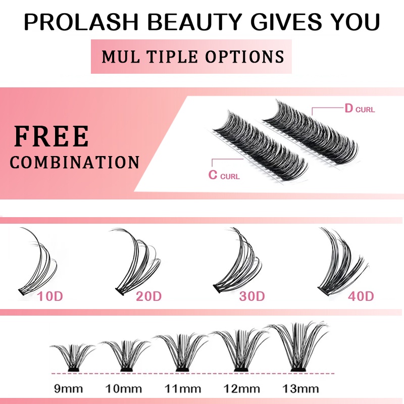 👍👍Anjosirma Lông Mi Giả 10D Màu Xanh Lá Tự Nhiên Chất Lượng Cao AF