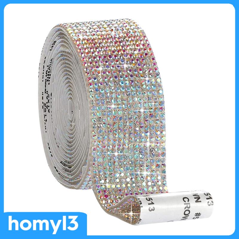 Cuộn Dây Ruy Băng Đính Đá Tự Dính Trang Trí Điện Thoại Tiện Dụng