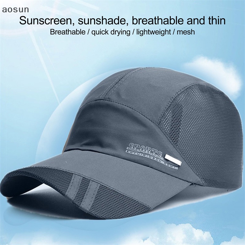 Aosun Mũ Lưỡi Trai Thể Thao Chống Nắng Nhanh Khô Thời Trang Mùa Hè Cho Nam Và Nữ