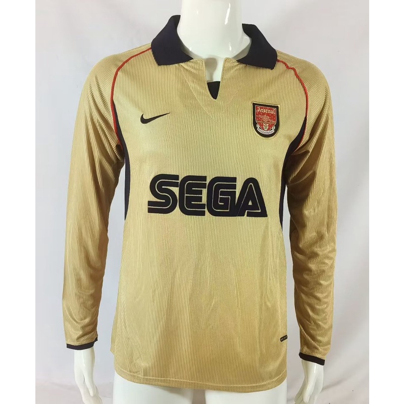 Áo Bóng Đá Dài Tay Phong Cách vintage Mùa Giải arsenal Mùa Giải 01-02