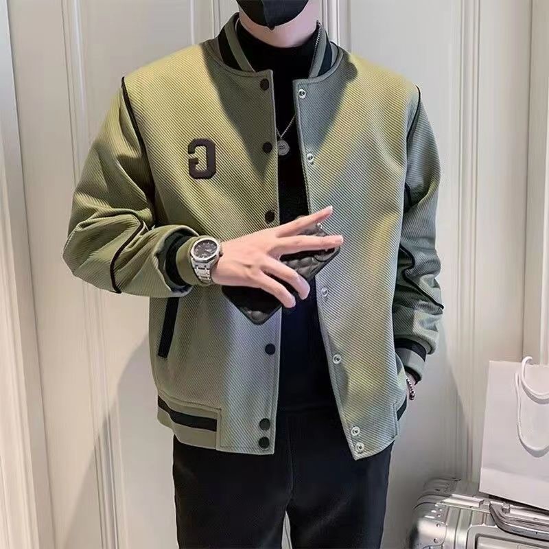 Áo Khoác Bóng Chày Dày Cao Cấp Thời Trang Thu Đông Phong Cách Đường Phố Mới Cho Nam