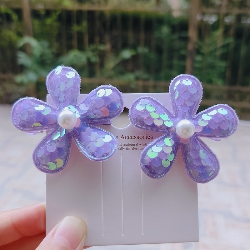 Set 2 Kẹp Tóc Công Chúa Dễ Thương Cho Bé Gái