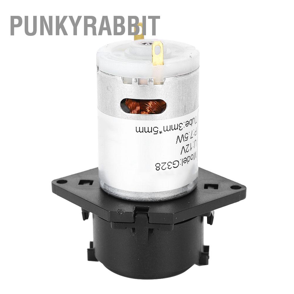 PunkyRabbit Máy bơm định lượng 12V 3 * 5 Đầu ống nhu động tự làm cho phòng thí nghiệm bể cá phân tích hóa học