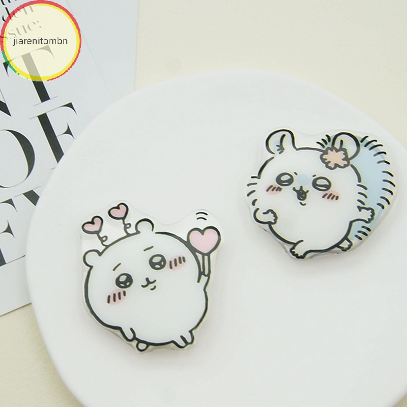 Jiarenitombn Giá Đỡ Điện Thoại Bằng acrylic Hình Hoạt Hình Dễ Thương Có Thể Thu Gọn Phong Cách Hàn Quốc