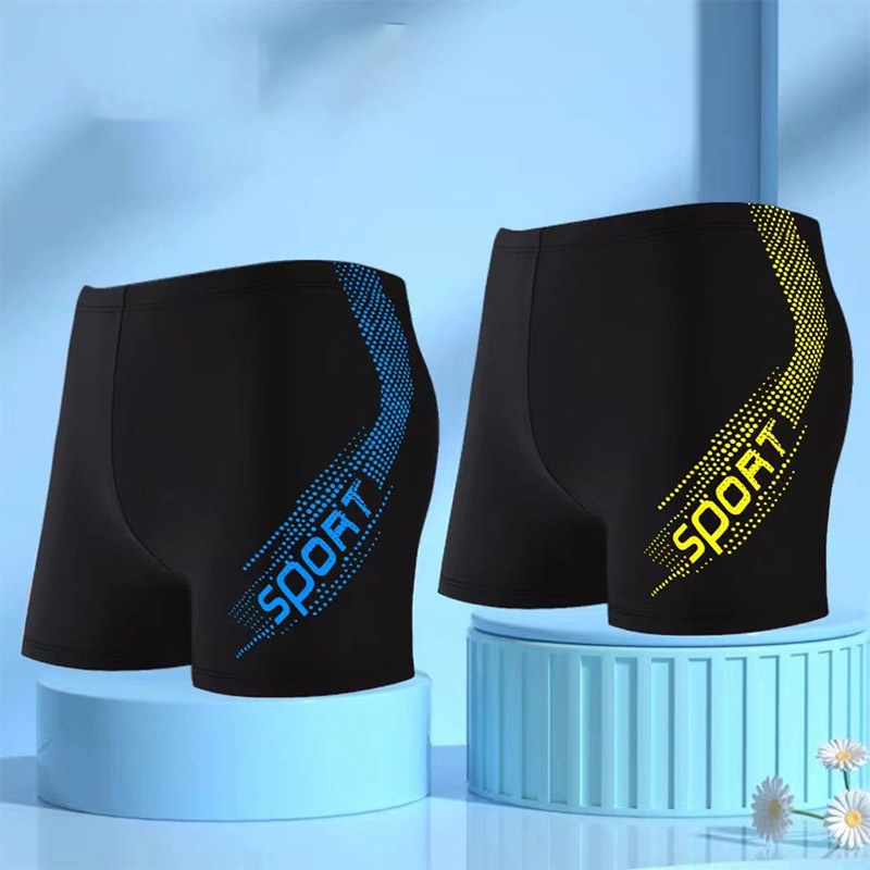 Hanlu Quần Bơi boxer Dáng Ôm Nhanh Khô Chất Lượng Cao Cho Nam