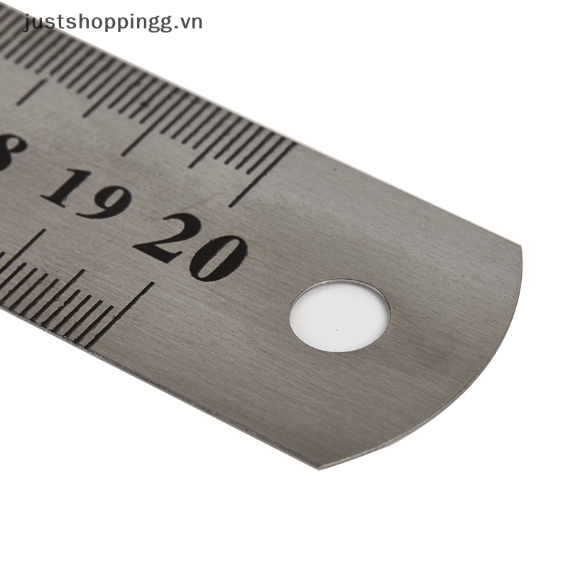 Thước Đo Hai Mặt Bằng Thép Không Gỉ 15-30cm