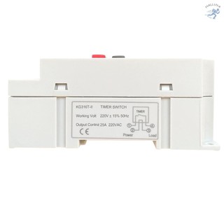 AC 220V 25A Digital Programmable Timer Din Rail Electronic Timer Time Switch Controller with LCD Display Clock