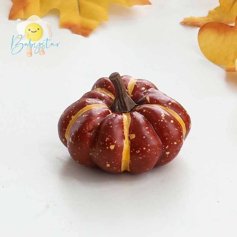 Trái Bí Ngô Giả mini Trang Trí halloween Mới