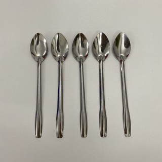 Combo 5 Muỗng Cà Phê Inox - Thìa sinh tố inox Muỗng Inox cafe (muỗng ăn cơm , bún , phở - Inox cao cấp