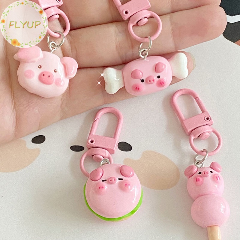 Flyup Móc Khóa Hình Heo Hồng Ba Chiều Dễ Thương Làm Quà Tặng Cho Học Sinh vn