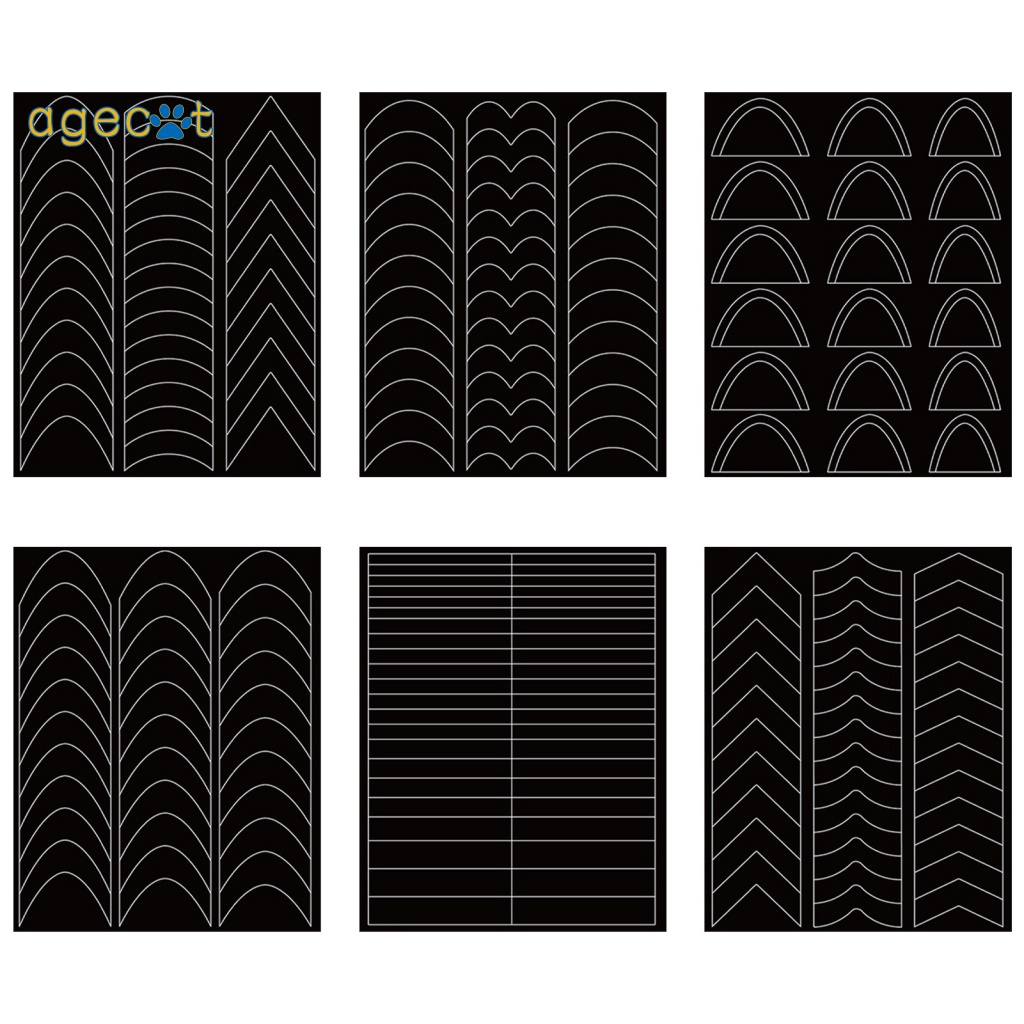 Miếng Dán Trang Trí Móng Tay Sang Trọng Và Hợp Thời Trang Hình Mặt Cười Đường Gợn Sóng Và Trang Sức Thiết Kế Dễ Sử Dụng Và Lâu Trôi