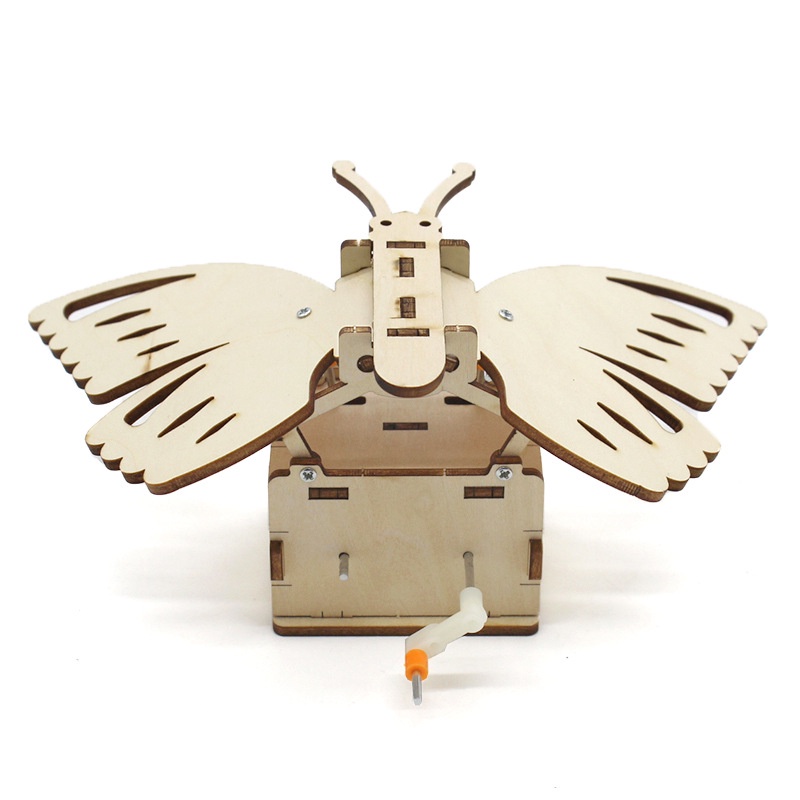 Đồ Chơi Lắp Ráp Hình Bướm 3d Bằng Gỗ Giáo Dục Sớm Cho Bé diy