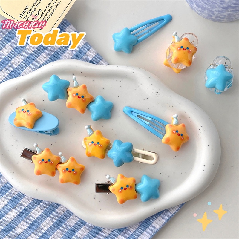 Kẹp Tóc Hình Đám Mây / Ngôi Sao / Ngôi Sao Dễ Thương Cho Bé Gái