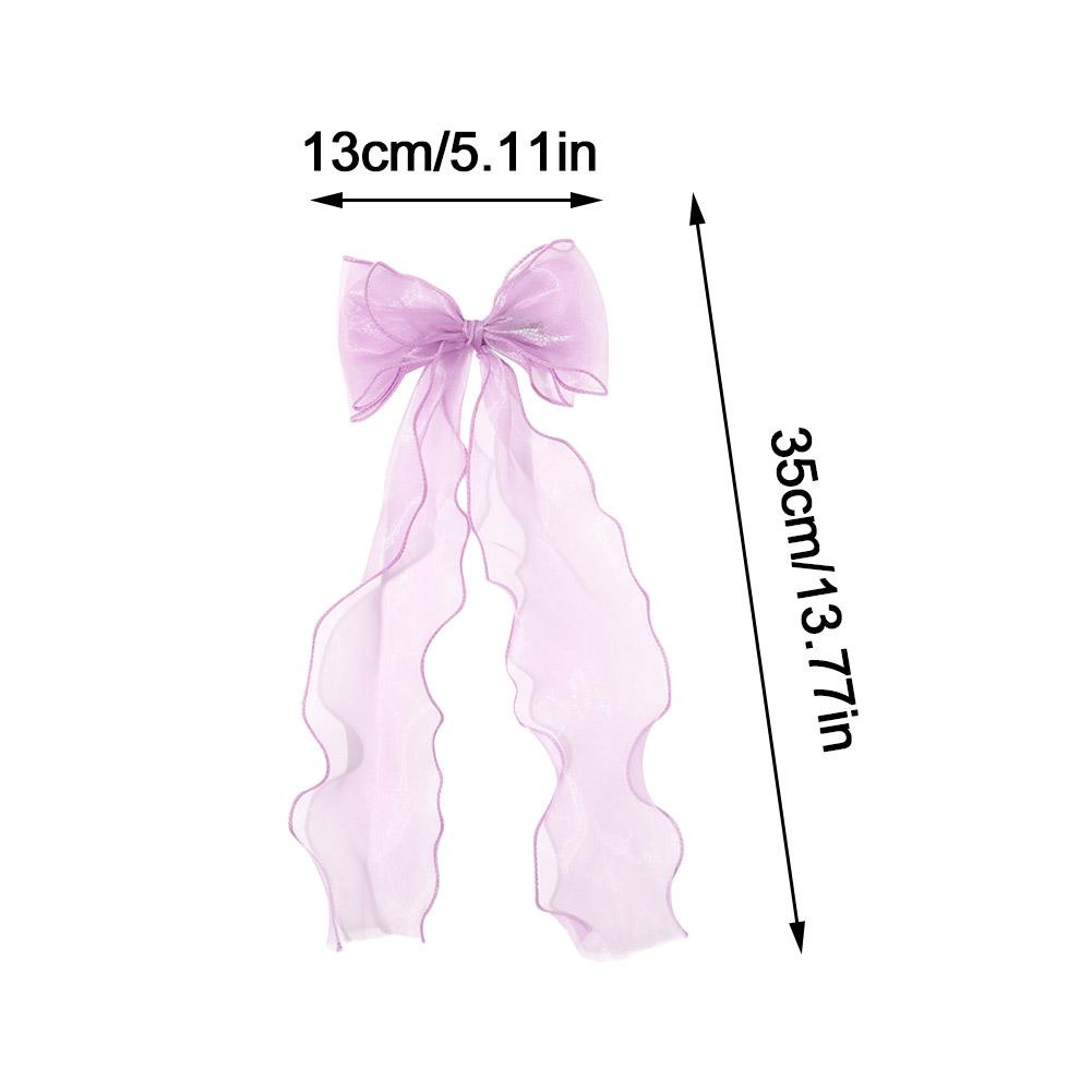 Kẹp Tóc Nơ Ruy Băng Dễ Thương Cho Bé Gái v8u7