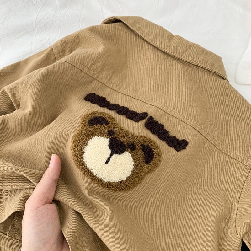 Áo Khoác Mùa Thu Bằng cotton Tinh Khiết Phong Cách Mới Dễ Phối Đồ Cho Bé Trai