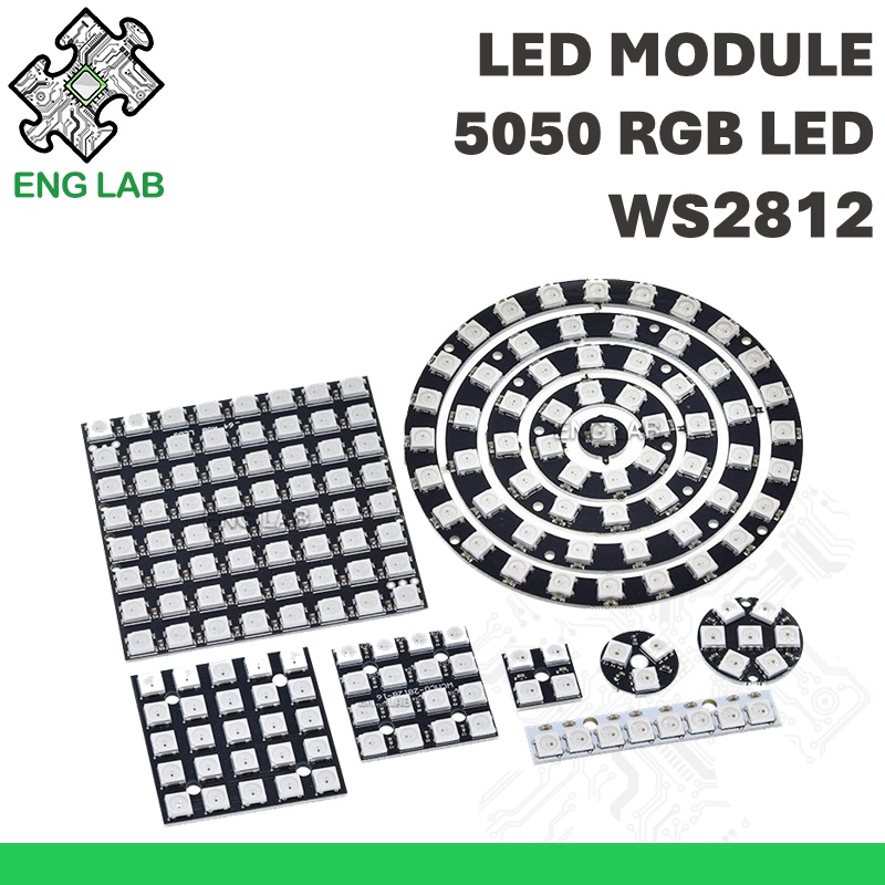 ENGLAB★WS2812 5050 SMD RGB LED dải ánh sáng, linh hoạt đầy đủ màu sắc dải ánh sáng cho Arduino DIY