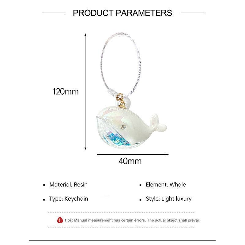 Miumiua🔮Móc Khóa Hình Cá Voi Dễ Thương