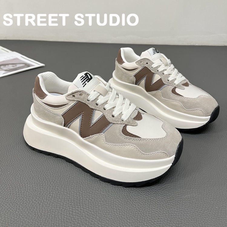STREET STUDIO Giày Thể Thao Nữ Đế Siêu Nhẹ Thoáng Khí Thời Trang Thiết Kế Mới Cho Nữ thất bại xây dựng FYD2390H87 37Z230911