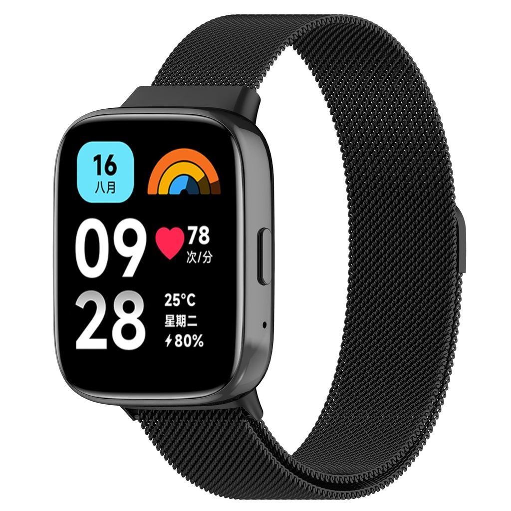 Dây Đeo Inox milanese Cho Đồng Hồ Thông Minh redmi watch 3 active