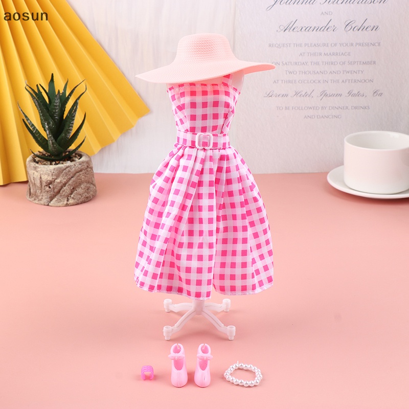 Aosun Đầm Thời Trang Xinh Xắn Cho Búp Bê 30cm