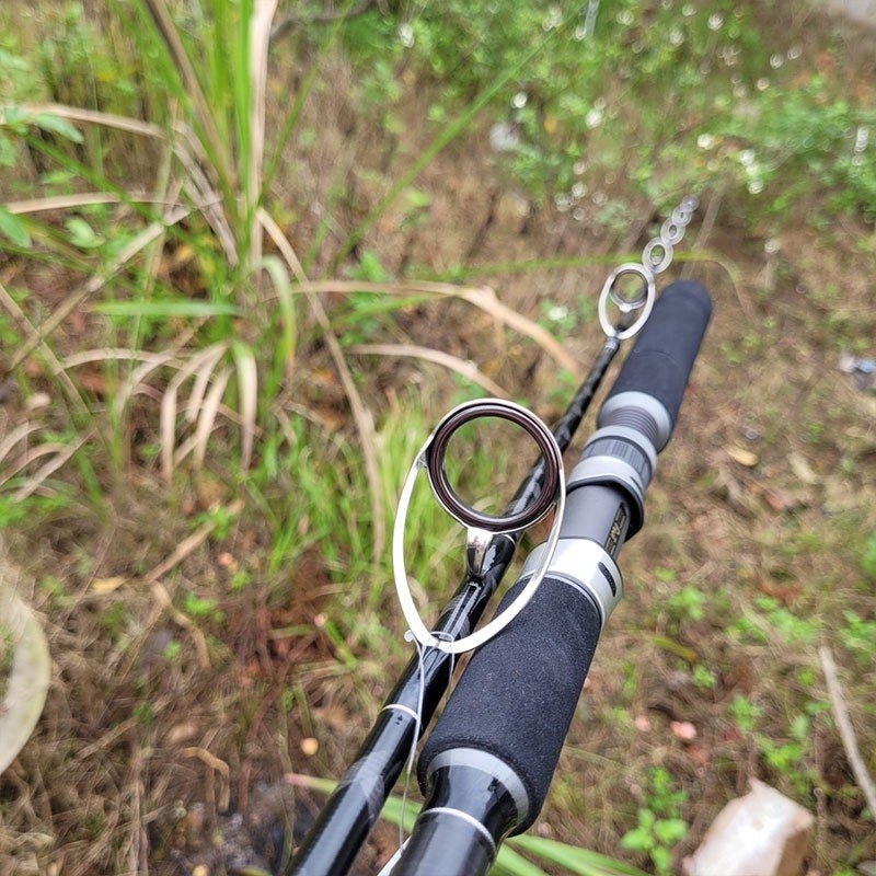 Cần cắm gốc Sea Boat siêu bạo lực - Phôi cacbon xoắn X .Pát máy fuji .chuyên câu biển....tải cá lớn