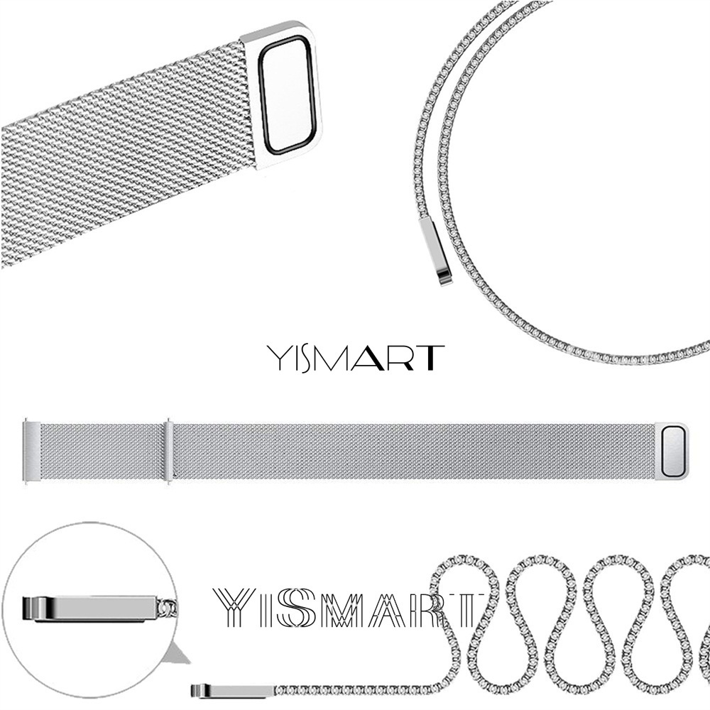 Dây Đeo Inox Phong Cách milanese Cho Đồng Hồ Thông Minh samsung galaxy watch 6 6 5 4 3 41mm