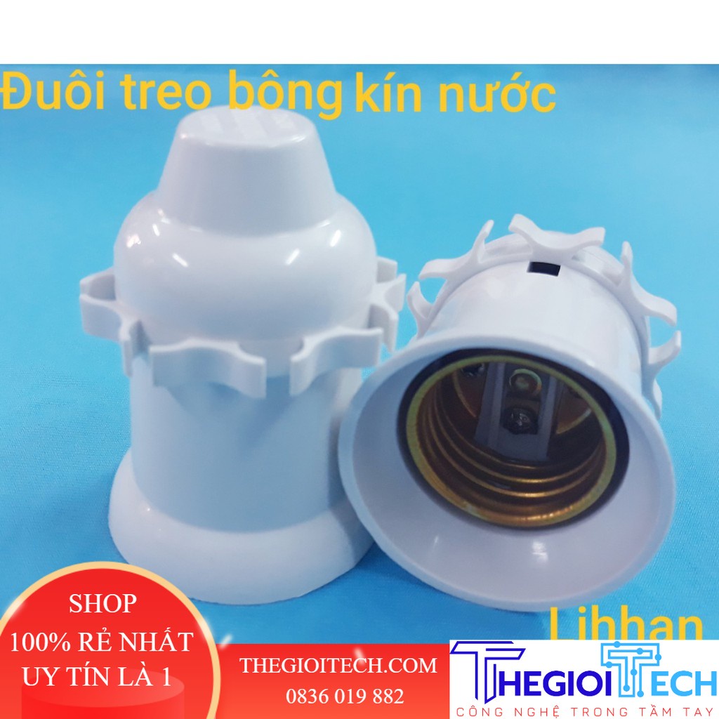 Đuôi treo bông kín nước dễ gắn dây diện xung quanh. Thương Hiệu Lihhan