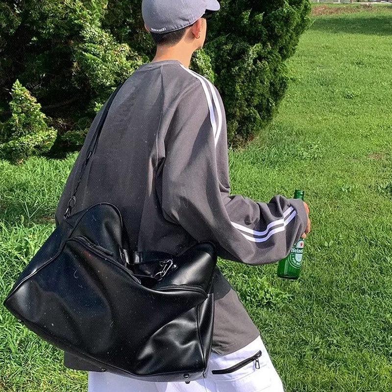 Vunc Áo Sweater Tay Dài Dáng Rộng In Họa Tiết Đường Phố Mỹ Thời Trang Cho Nam