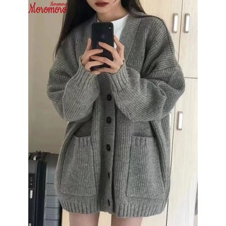 Áo len cardigan MAIFUWEI WMY23906CZ37Z230913 phong cách Hàn Quốc tối giản