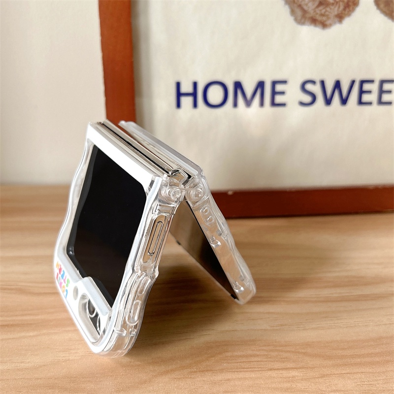 Bao Da Điện Thoại Nắp Gập Mềm Họa Tiết Hoạt Hình 3d Dành Cho samsung galaxy z flip 5 4 3 5g 3 flip3 flip4 flip5 Ốp