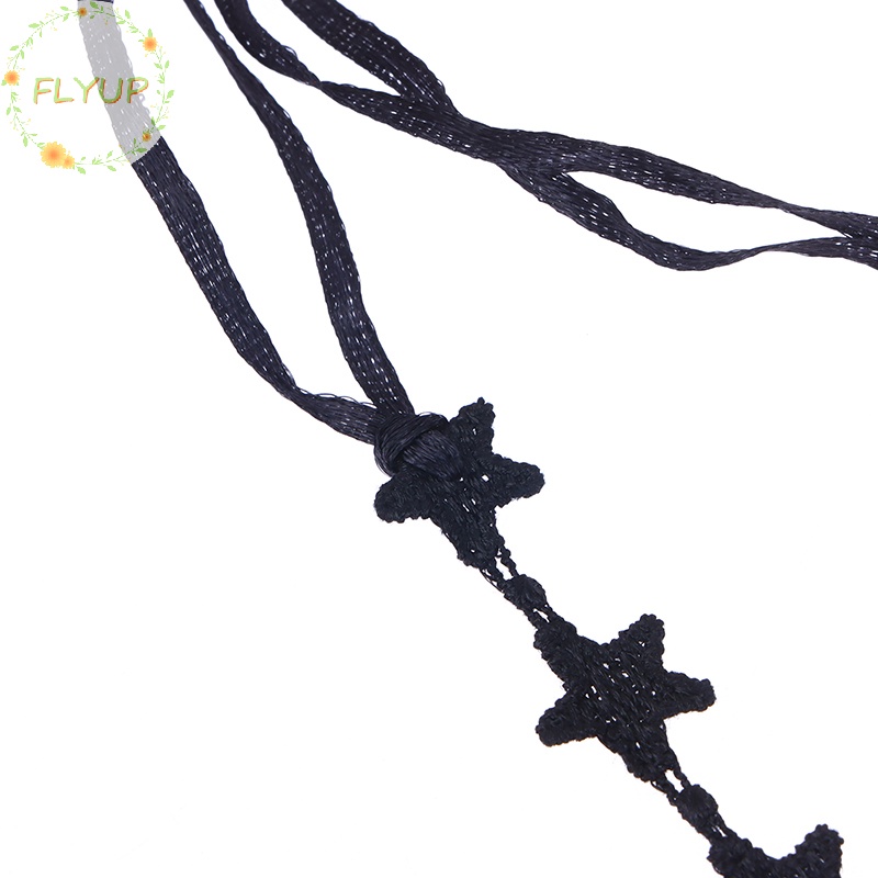 Flyup Vòng Cổ choker Ren Màu Đen Hình Ngôi Sao Phong Cách gothic Thời Trang Cho Nữ vn
