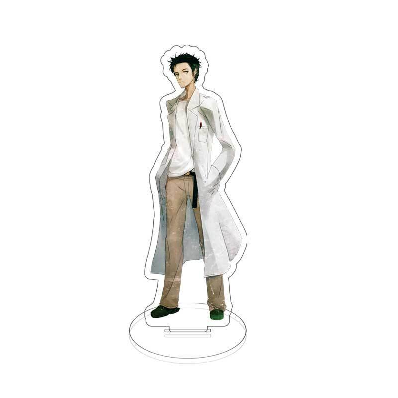 Mô hình Standee Steins Gate Okabe Rintarou Shiina Mayuri Makise Kurisu anime chibi acrylic standee trưng bày trang trí