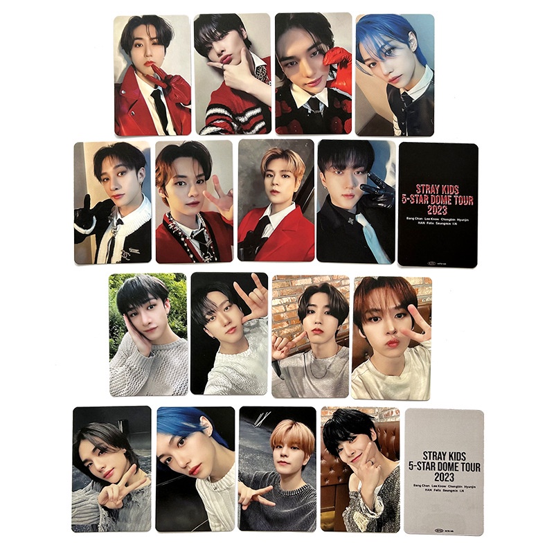 Bộ Thẻ Hình Nhóm Nhạc kpop straykids 5-star dome tour 2023